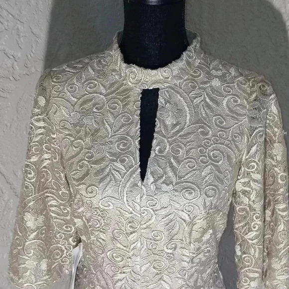 JS COLLECTIONS Angela Midi Dress sz 2 - Picture 3 of 11